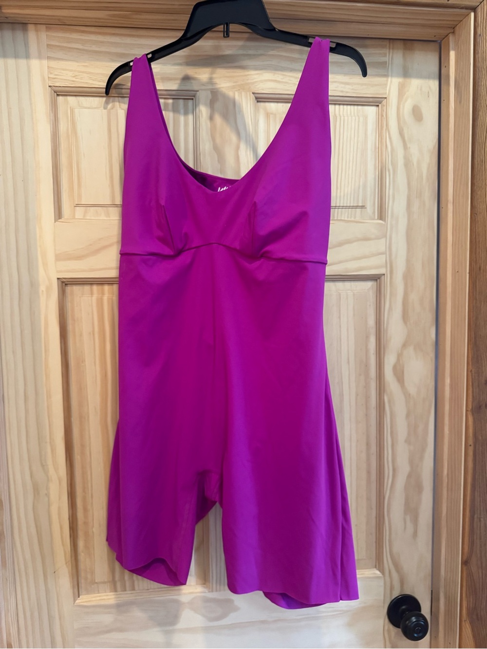 YITTY Fuchsia One-Piece Shapewear Romper